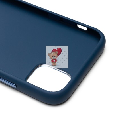 Чехол-накладка для Apple iPhone 11 (темно-синий) - SC311