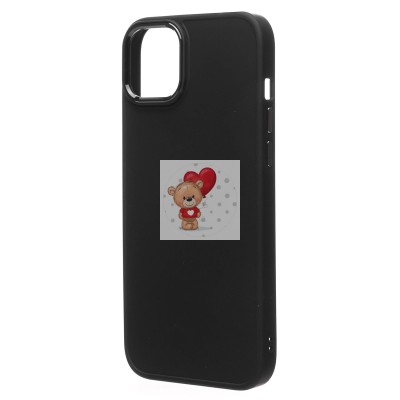 Чехол-накладка для Apple iPhone 14 Plus (черный) - SC311 Чехол-накладка для Apple iPhone 14 Plus (черный) - SC311