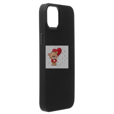 Чехол-накладка для Apple iPhone 14 Plus (черный) - SC311 Чехол-накладка для Apple iPhone 14 Plus (черный) - SC311