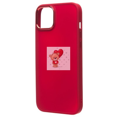 Чехол-накладка для Apple iPhone 14 Plus (красный) - SC311