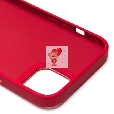 Чехол-накладка для Apple iPhone 14 Plus (красный) - SC311