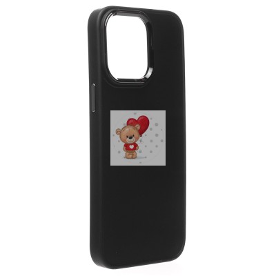 Чехол-накладка для Apple iPhone 14 Pro Max (черный) - SC311