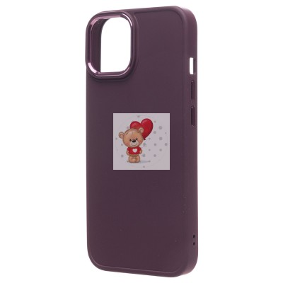 Чехол-накладка для Apple iPhone 15 Plus (черный) - SC311 Чехол-накладка для Apple iPhone 15 Plus (черный) - SC311