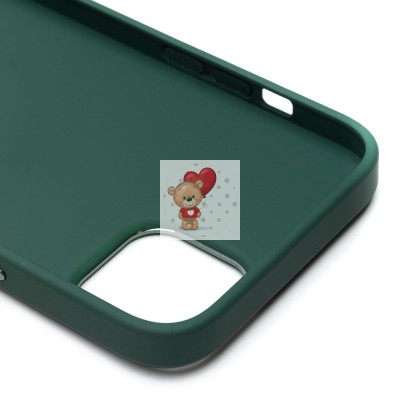 Чехол-накладка для Apple iPhone 15 Plus (зеленый) - SC311