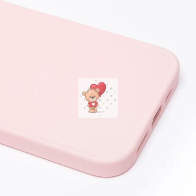 Чехол-накладка для Apple iPhone 15 Plus (светло-розовый) - SC311