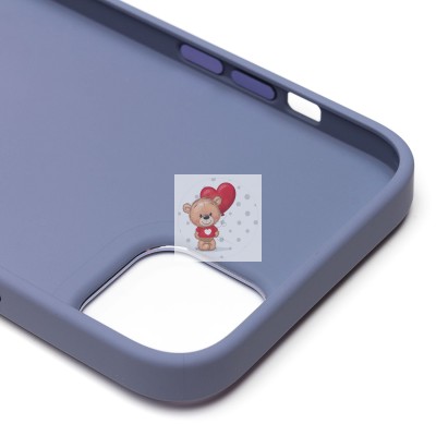 Чехол-накладка для Apple iPhone 15 Plus (фиолетовый) - SC311