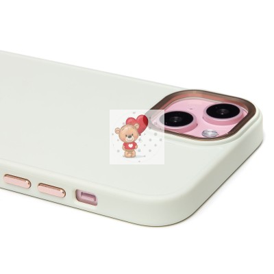 Чехол-накладка для Apple iPhone 15 Plus (белый) - SC311