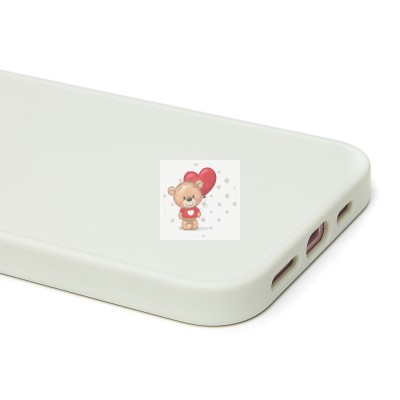 Чехол-накладка для Apple iPhone 15 Plus (белый) - SC311