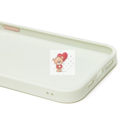 Чехол-накладка для Apple iPhone 15 Plus (белый) - SC311