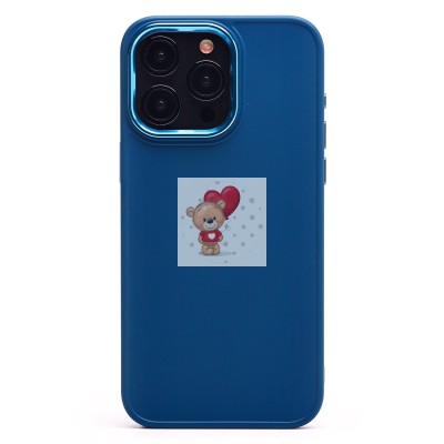 Чехол-накладка для Apple iPhone 15 Pro Max (синий) - SC311