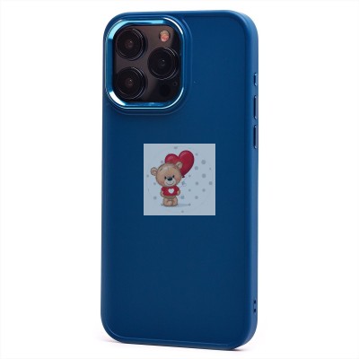 Чехол-накладка для Apple iPhone 15 Pro Max (синий) - SC311 Чехол-накладка для Apple iPhone 15 Pro Max (синий) - SC311