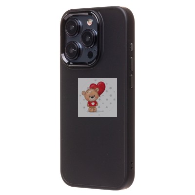 Чехол-накладка для Apple iPhone 15 Pro (черный) - SC311