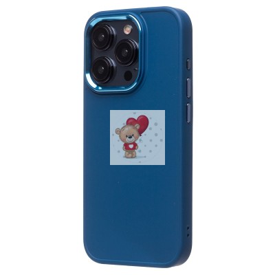 Чехол-накладка для Apple iPhone 15 Pro (синий) - SC311