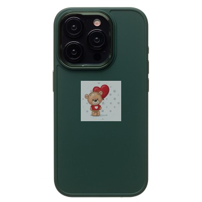 Чехол-накладка для Apple iPhone 15 Pro (зеленый) - SC311