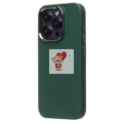 Чехол-накладка для Apple iPhone 15 Pro (зеленый) - SC311