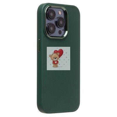 Чехол-накладка для Apple iPhone 15 Pro (зеленый) - SC311