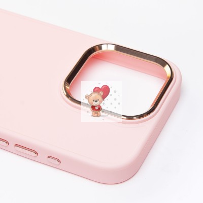 Чехол-накладка для Apple iPhone 15 Pro (светло-розовый) - SC311
