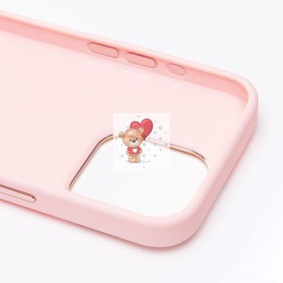 Чехол-накладка для Apple iPhone 15 Pro (светло-розовый) - SC311