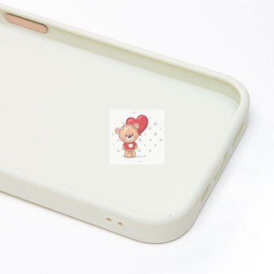 Чехол-накладка для Apple iPhone 15 Pro (белый) - SC311