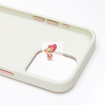 Чехол-накладка для Apple iPhone 15 Pro (белый) - SC311