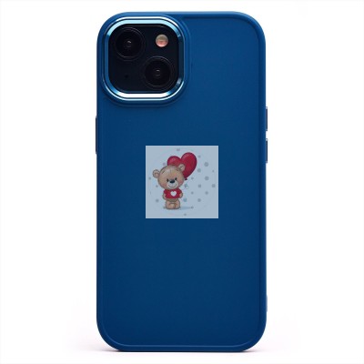 Чехол-накладка для Apple iPhone 15 (синий) - SC311