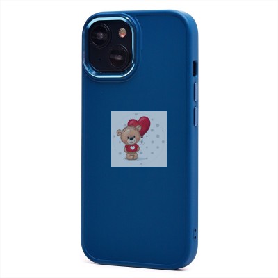 Чехол-накладка для Apple iPhone 15 (синий) - SC311