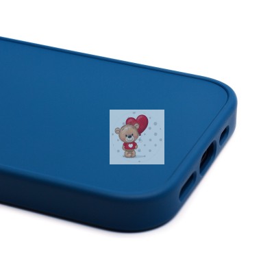 Чехол-накладка для Apple iPhone 15 (синий) - SC311