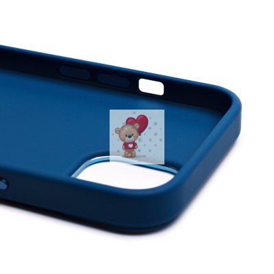 Чехол-накладка для Apple iPhone 15 (синий) - SC311