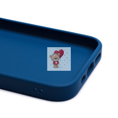 Чехол-накладка для Apple iPhone 15 (синий) - SC311