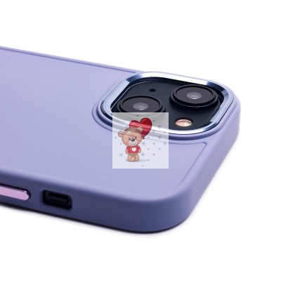 Чехол-накладка для Apple iPhone 15 (светло-фиолетовый) - SC311