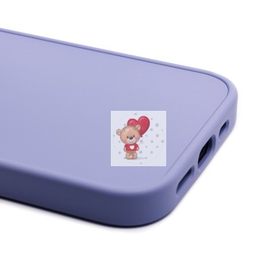 Чехол-накладка для Apple iPhone 15 (светло-фиолетовый) - SC311