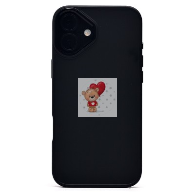 Чехол-накладка для Apple iPhone 16 Plus (черный) - SC311 Чехол-накладка для Apple iPhone 16 Plus (черный) - SC311