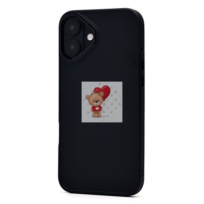 Чехол-накладка для Apple iPhone 16 Plus (черный) - SC311