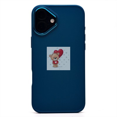 Чехол-накладка для Apple iPhone 16 Plus (синий) - SC311