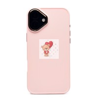 Чехол-накладка для Apple iPhone 16 Plus (светло-розовый) - SC311