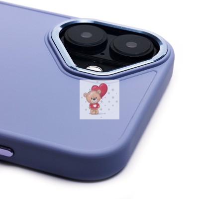 Чехол-накладка для Apple iPhone 16 Plus (светло-фиолетовый) - SC311