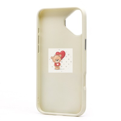 Чехол-накладка для Apple iPhone 16 Plus (белый) - SC311