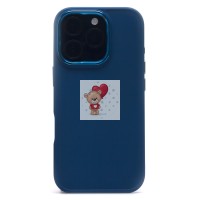 Чехол-накладка для Apple iPhone 16 Pro (синий) - SC311