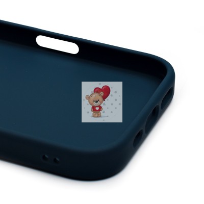 Чехол-накладка для Apple iPhone 16 Pro (темно-синий) - SC311