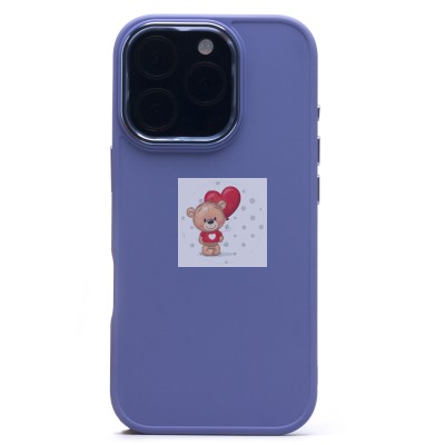 Чехол-накладка для Apple iPhone 16 Pro (светло-фиолетовый) - SC311