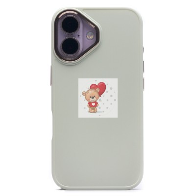 Чехол-накладка для Apple iPhone 16 (белый) - SC311