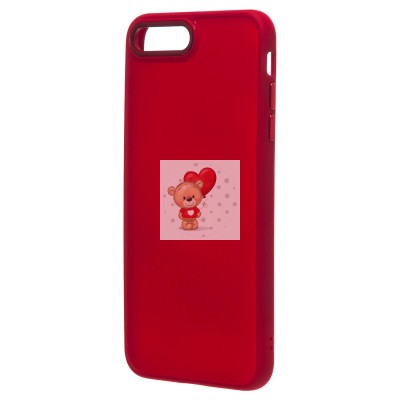 Чехол-накладка для Apple 8 Plus (красный) - SC311