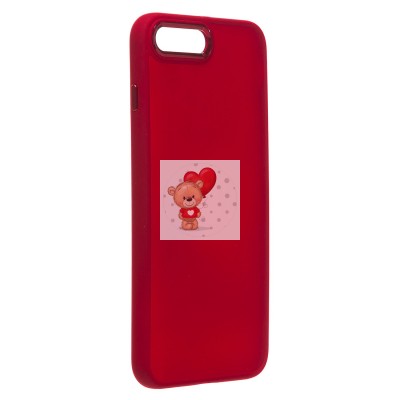 Чехол-накладка для Apple 8 Plus (красный) - SC311