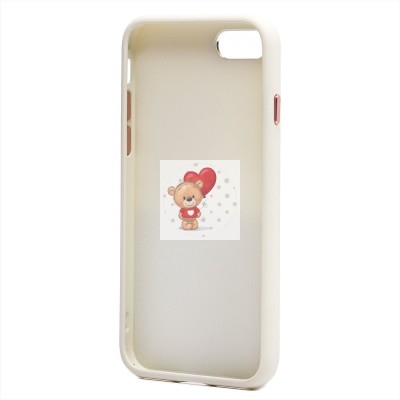 Чехол-накладка для Apple iPhone 7 (белый) - SC311