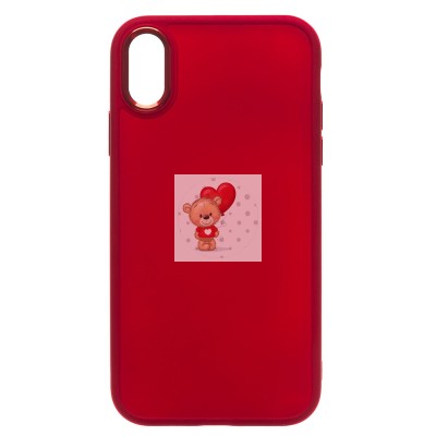 Чехол-накладка для Apple iPhone XR (красный) - SC311