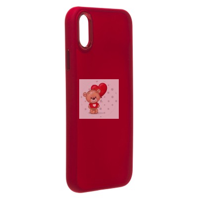 Чехол-накладка для Apple iPhone XR (красный) - SC311 Чехол-накладка для Apple iPhone XR (красный) - SC311