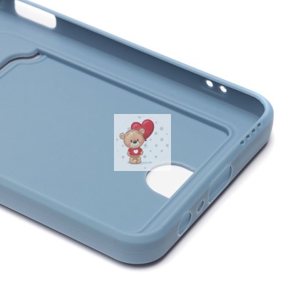 Чехол-накладка для OPPO realme C30 (серый) - SC315 с картхолдером Чехол-накладка для OPPO realme C30 (серый) - SC315 с картхолдером