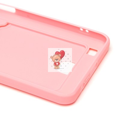 Чехол-накладка для OPPO realme C31 (розовый) - SC315 с картхолдером Чехол-накладка для OPPO realme C31 (розовый) - SC315 с картхолдером