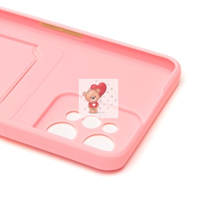 Чехол-накладка для OPPO realme C31 (розовый) - SC315 с картхолдером Чехол-накладка для OPPO realme C31 (розовый) - SC315 с картхолдером