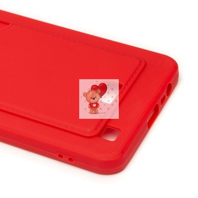 Чехол-накладка для OPPO realme C31 (красный) - SC315 с картхолдером